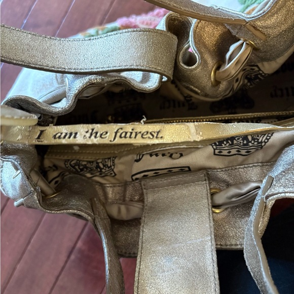 Vtg Y2K Juicy Couture Daydreamer Pink Floral Bag - Picture 12 of 12